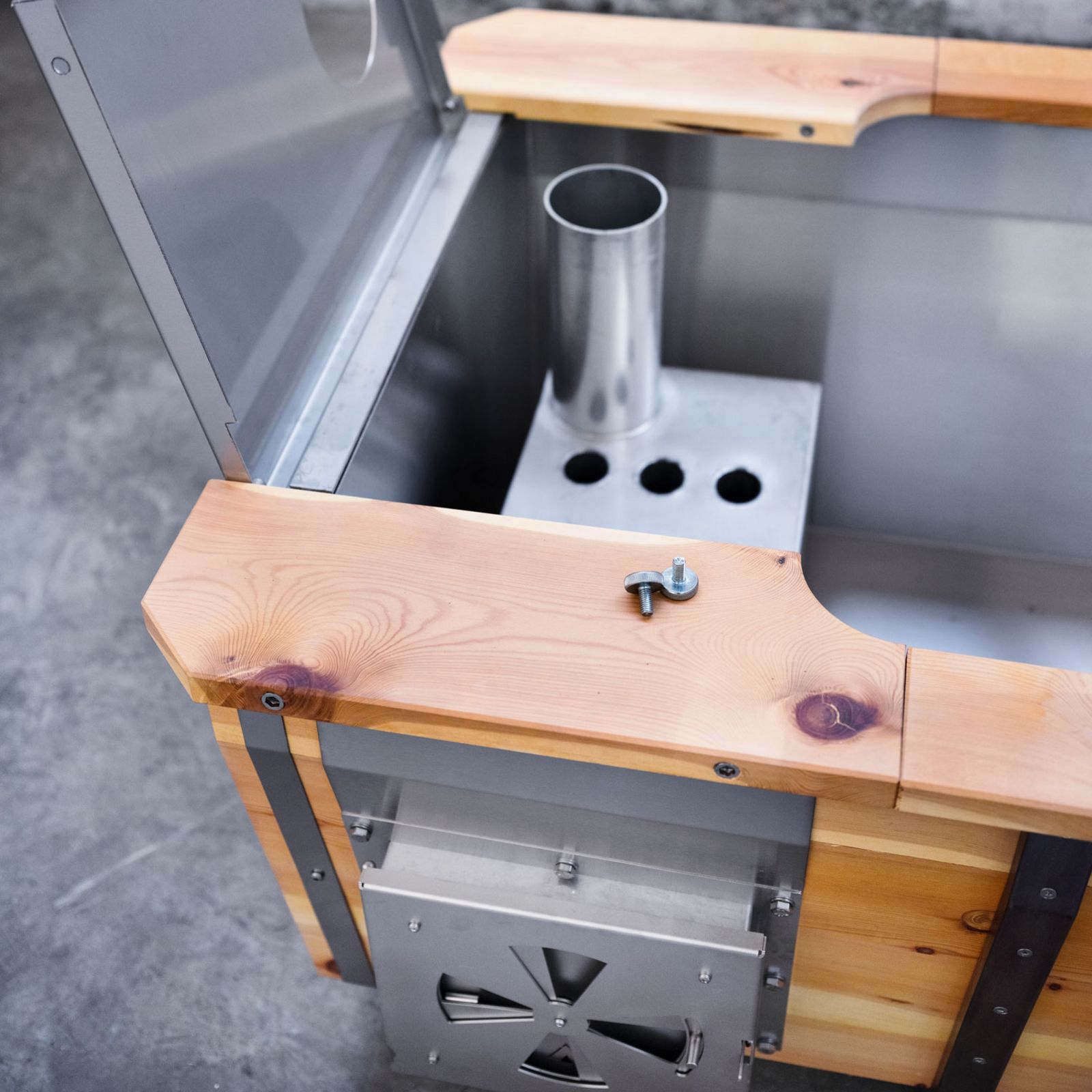 Outdoor Badewanne aus Edelstahl von Feuerwasser