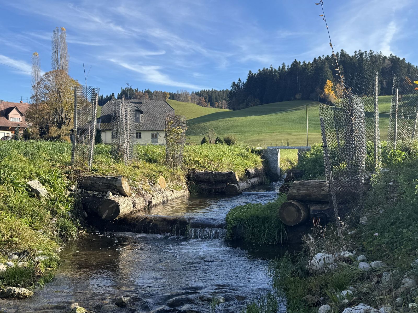 Gfeller Gartenbau, Bachverbauung, Wasserbau, Renaturierung